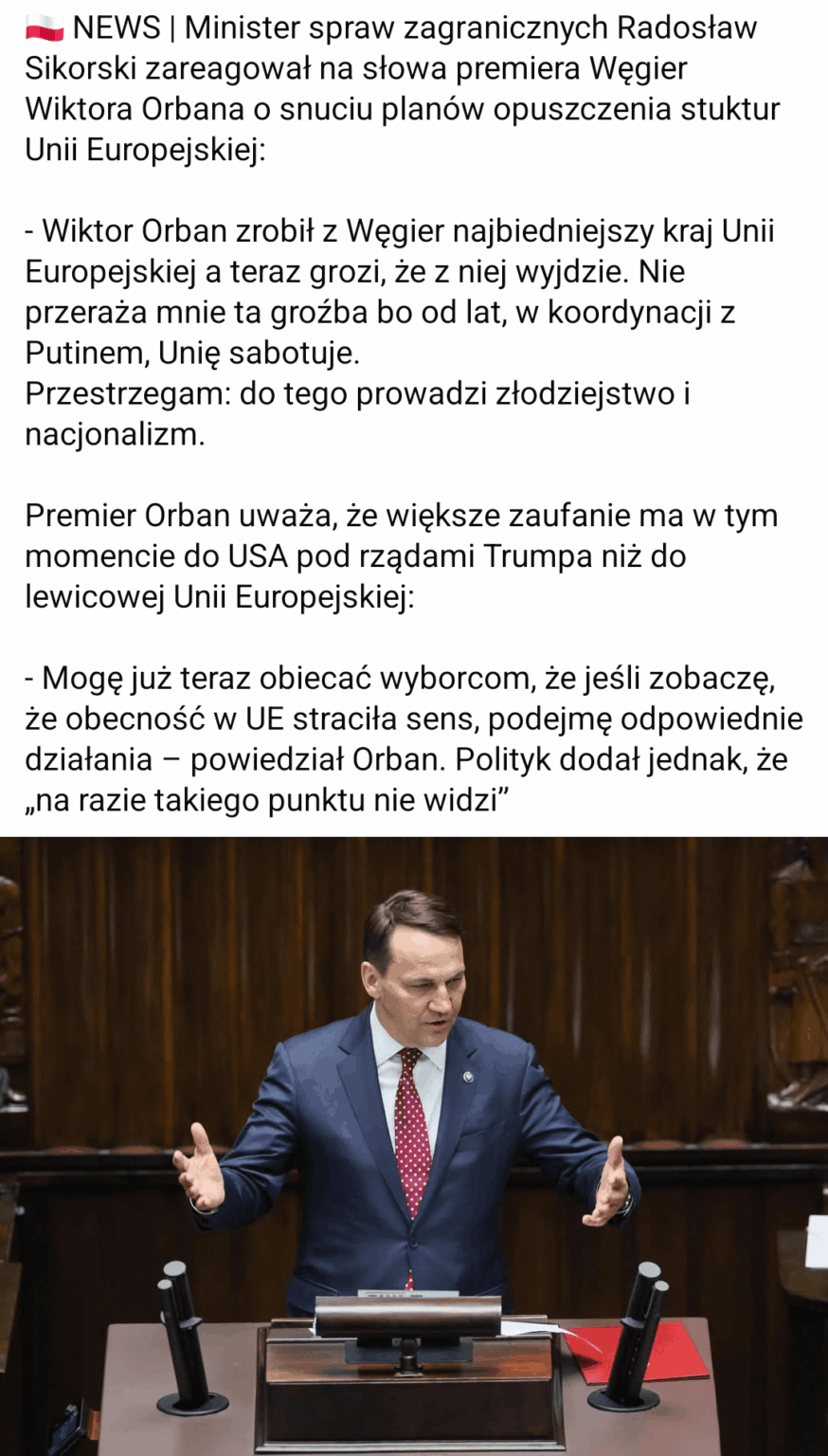 Despite this, Hungary has been blocking the reimbursement for military equipment for a year.