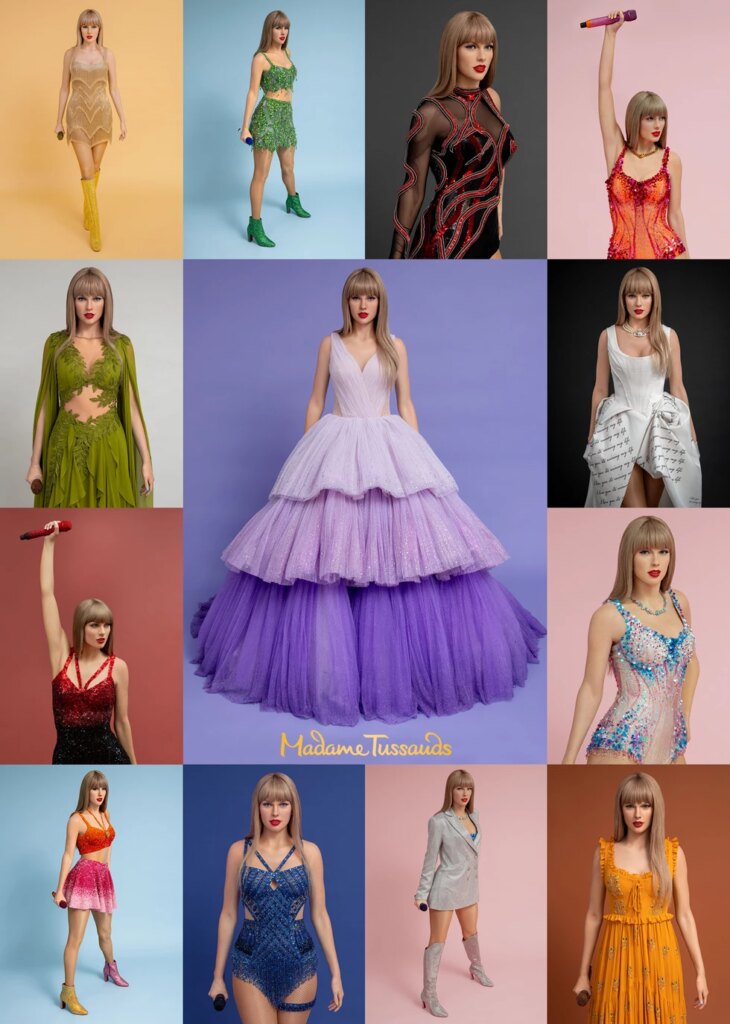 Merlin Entertainments | Madame Tussauds Unveils 13 New Taylor Swift Figures In Historic Global Launch