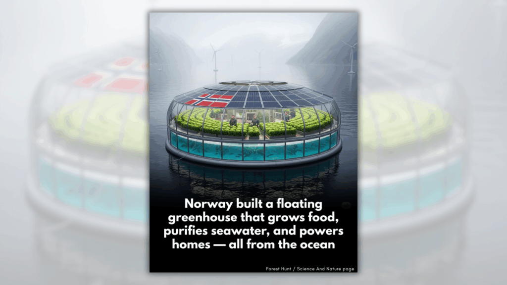 Norway didn't develop a floating greenhouse called 'Ocean Bloom'