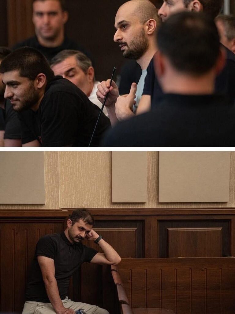 During his trial, a political prisoner delivers his speech, unaware that his brother in the courtroom has just learned their father has died
