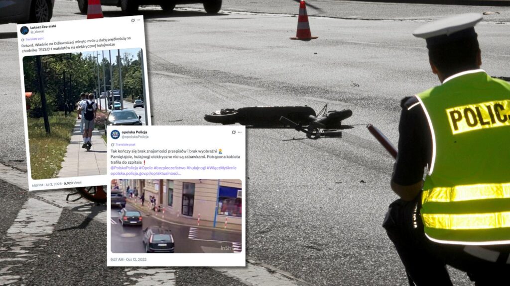 Accidents on scooters. "She entered unevenness. She was catapulting. It ended terribly"