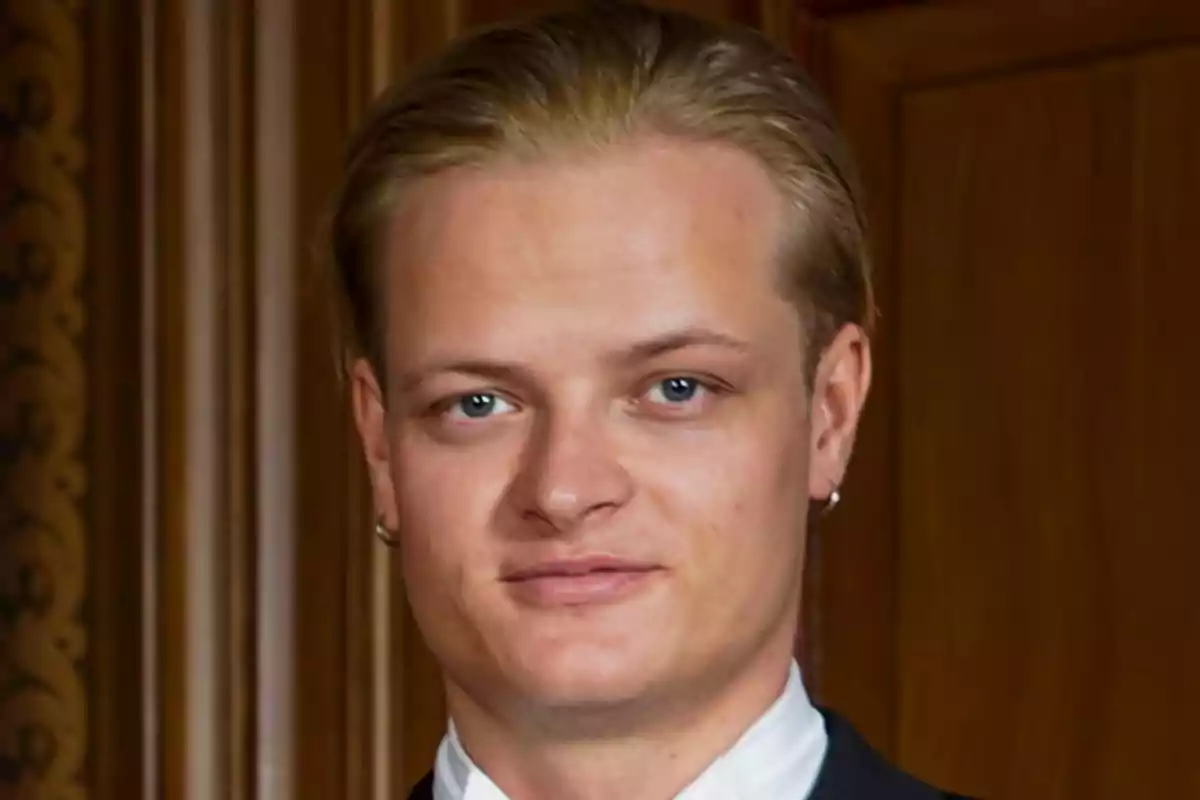 Close-up of Marius Borg smiling