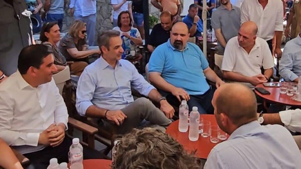 With Triantopoulos in Skiathos Mitsotakis: Official Support for Tempi