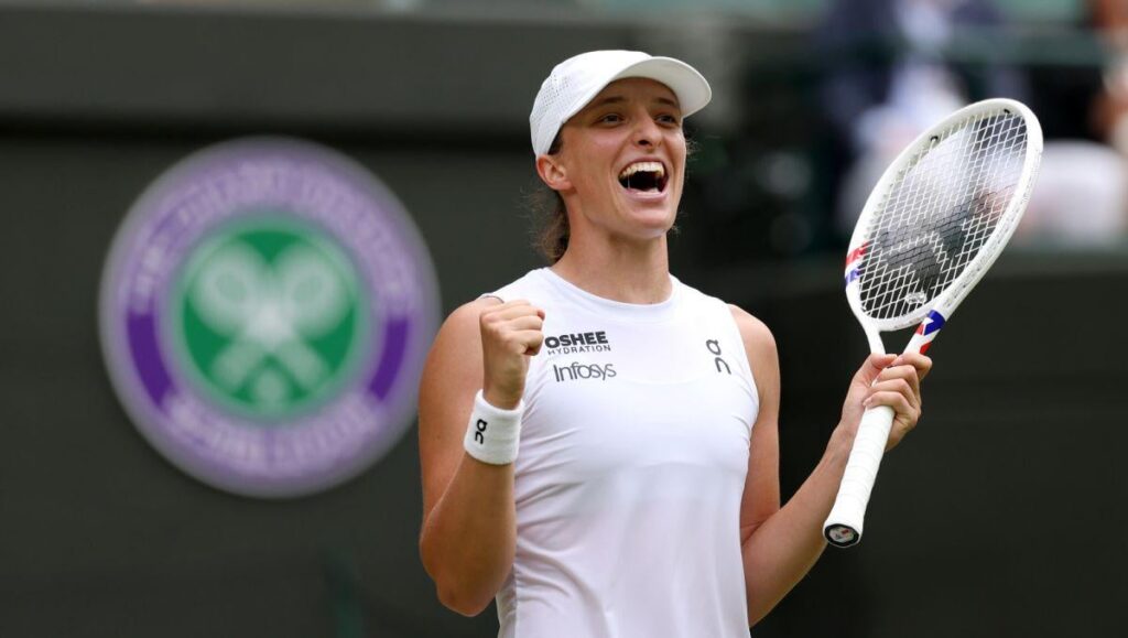 Iga Świątek wins the Wimbledon 2025 final Iga Świątek wins the Wimbledon 2025 final