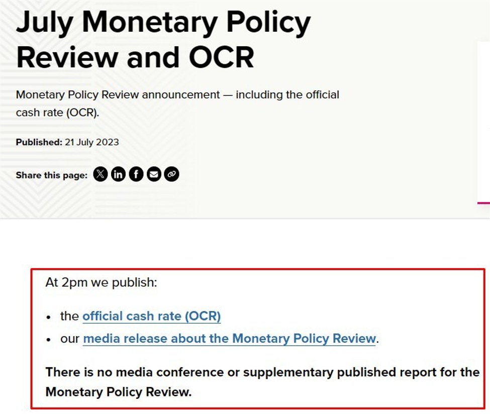 Reserve Bank of New Zealand Shadow Board advises RBNZ to hold rates steady this week