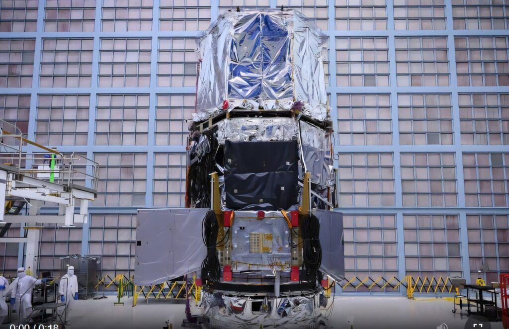 NASA installs key 'sunblock' shield on Roman Space Telescope
