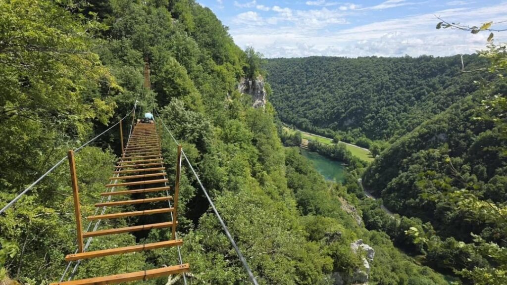 Bosanska Krupa is richer for another attraction - an adrenaline bridge that perfectly completes the existing zipline!