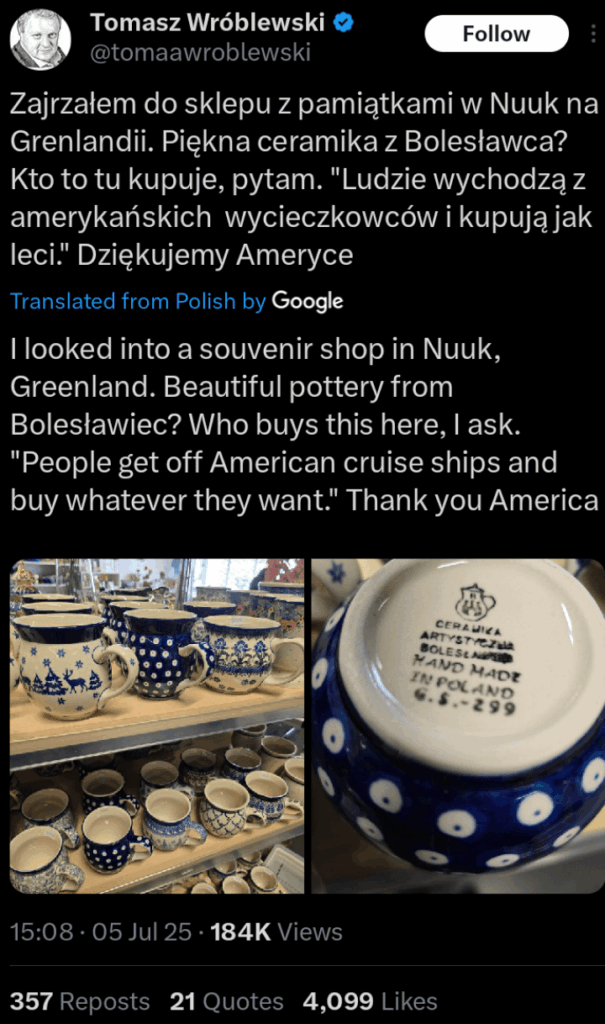 Bolesławiec in Greenland