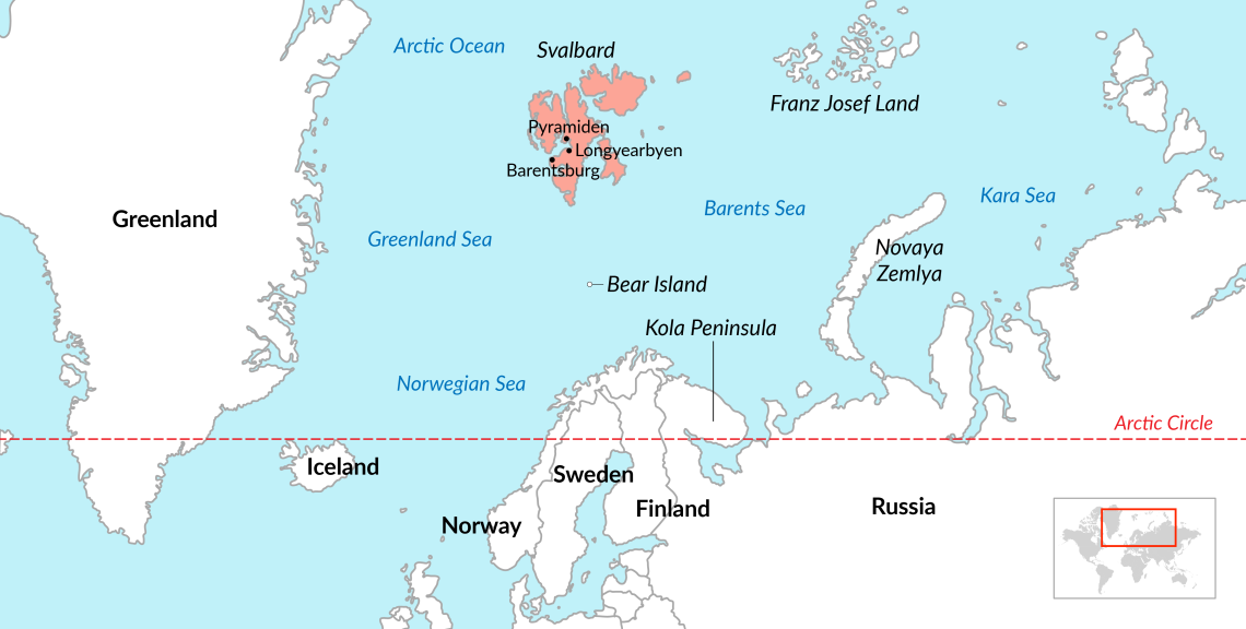 The Norwegian archipelago of Svalbard holds significant strategic importance due to its potential to control access to Russia’s Northern Fleet on the Kola Peninsula, home to its nuclear submarines. Russia maintains two main settlements in Svalbard: Barentsburg, an active mining town, and Pyramiden, a former mining town that has since been abandoned.