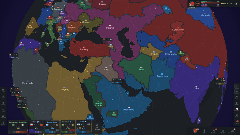 We are fighting for liberate Georgia in this MMO