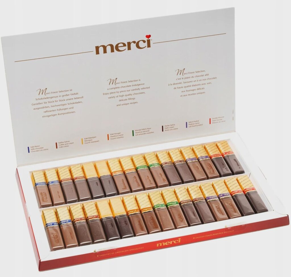 Merci's packaging has just landed in your hands. Which disappear first?