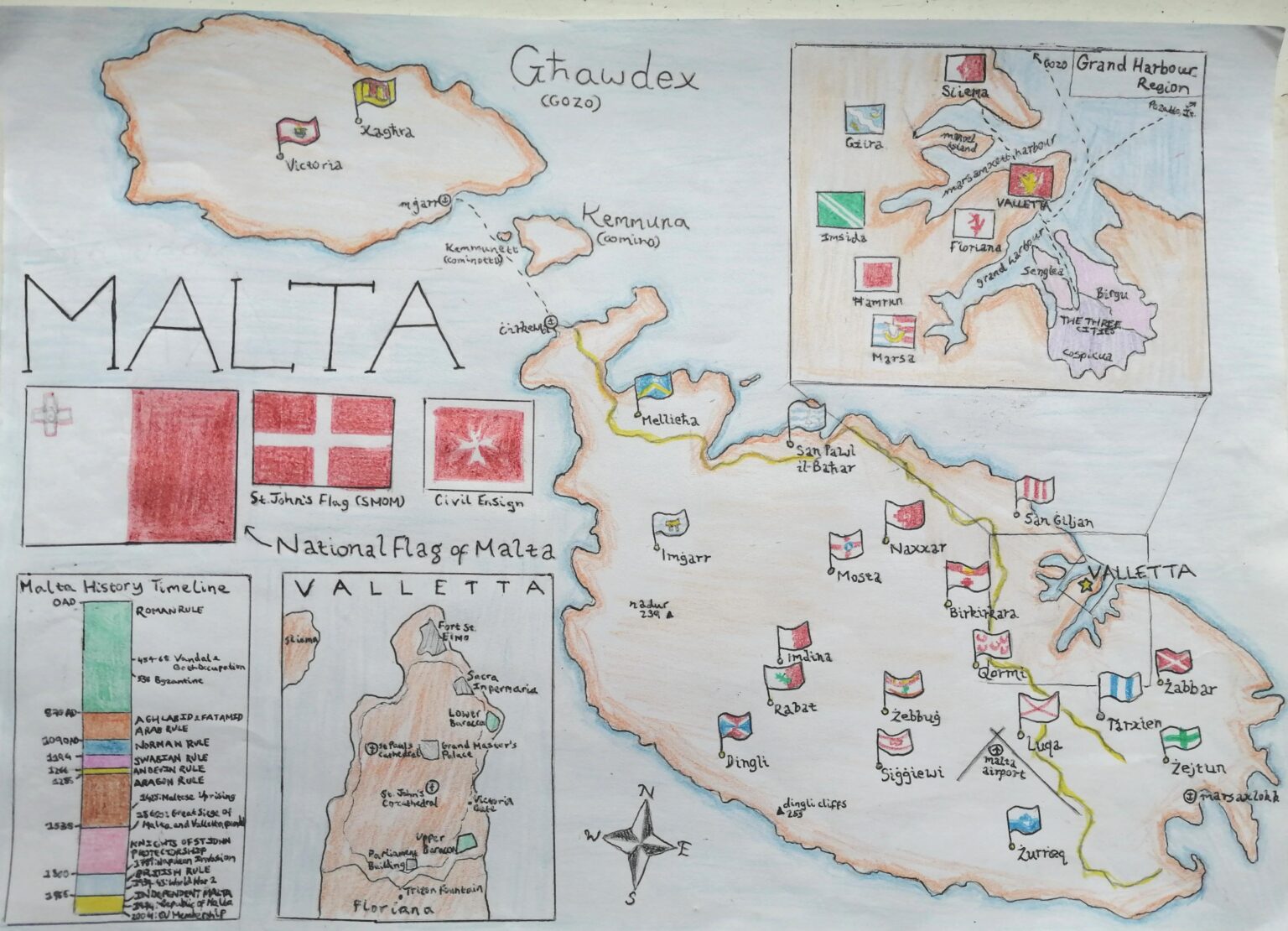 Malta Map