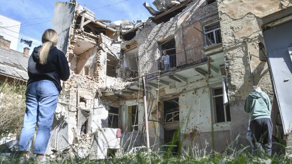 Russian drone, cruise missile and bomb attacks kill at least 6 in Ukraine