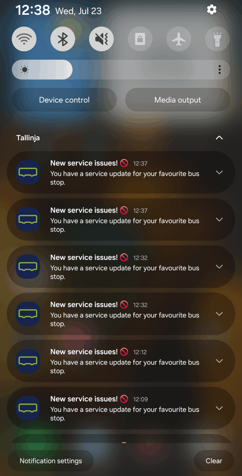 Anyone know what's going on with buses?