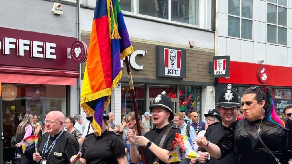 Police ‘breached impartiality’ by marching under Progress flag at Pride
