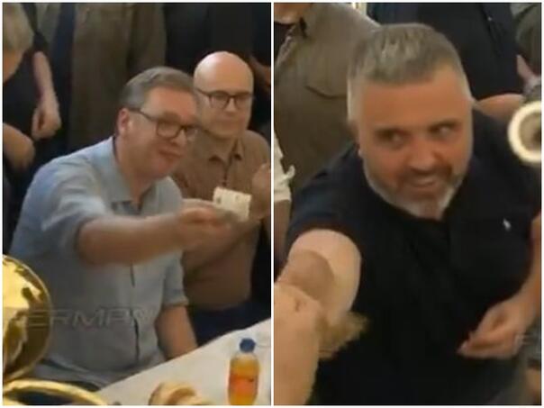 Bosnian professor: Footage from nationalist-themed party attended by Vucic revives symbolism of genocide and rape