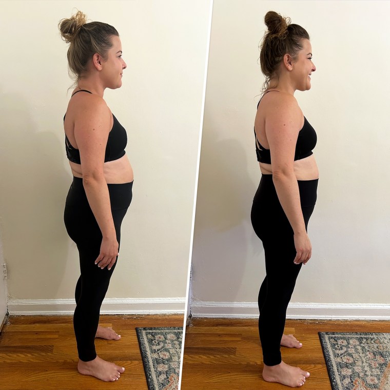 Danielle Page before and after.