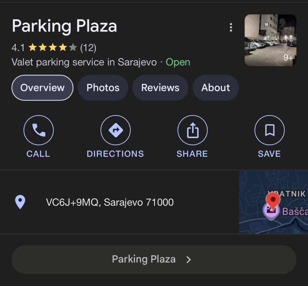 Theft "Parking Plaza"