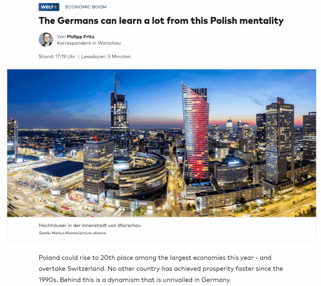 The Germans can learn a lot from this Polish mentality