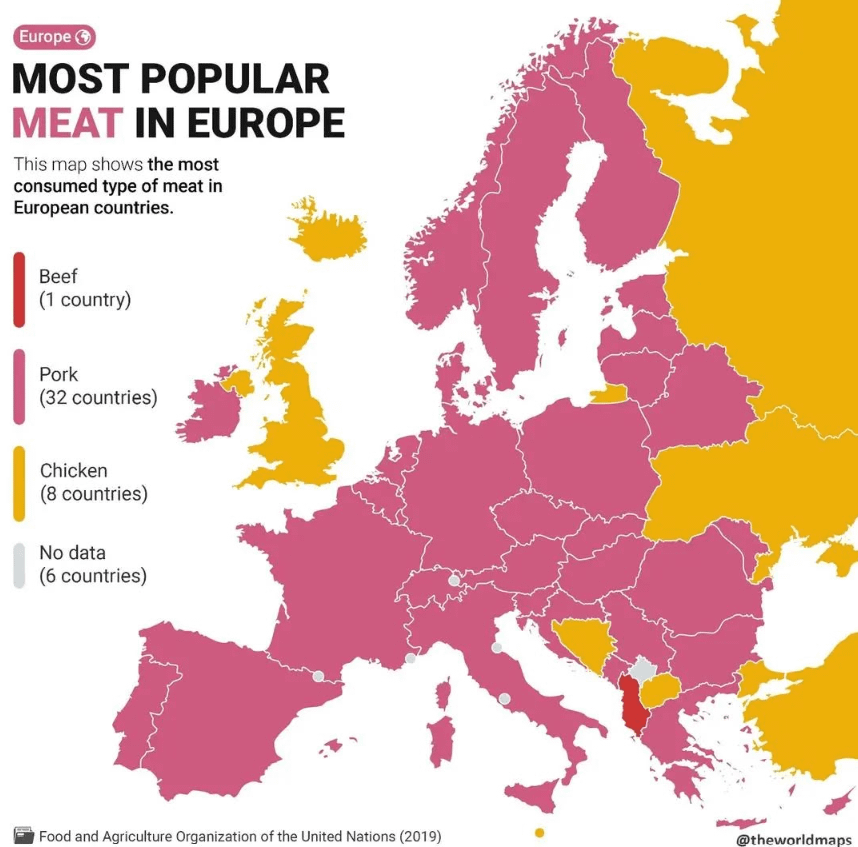 Most popular meat