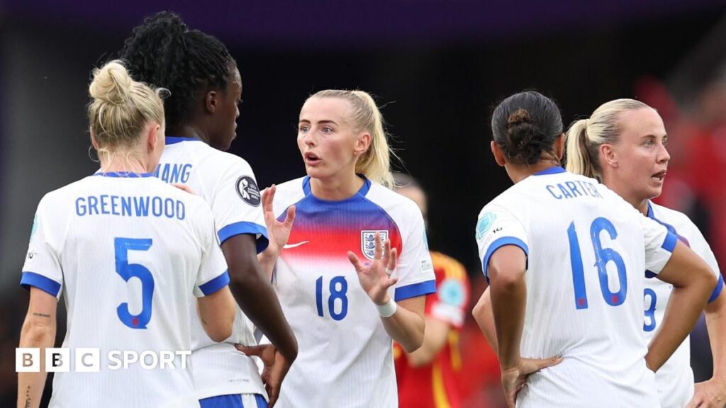 England 1-1 Spain: Lionesses defend title with dramatic penalty victory as Chloe Kelly score winning kick