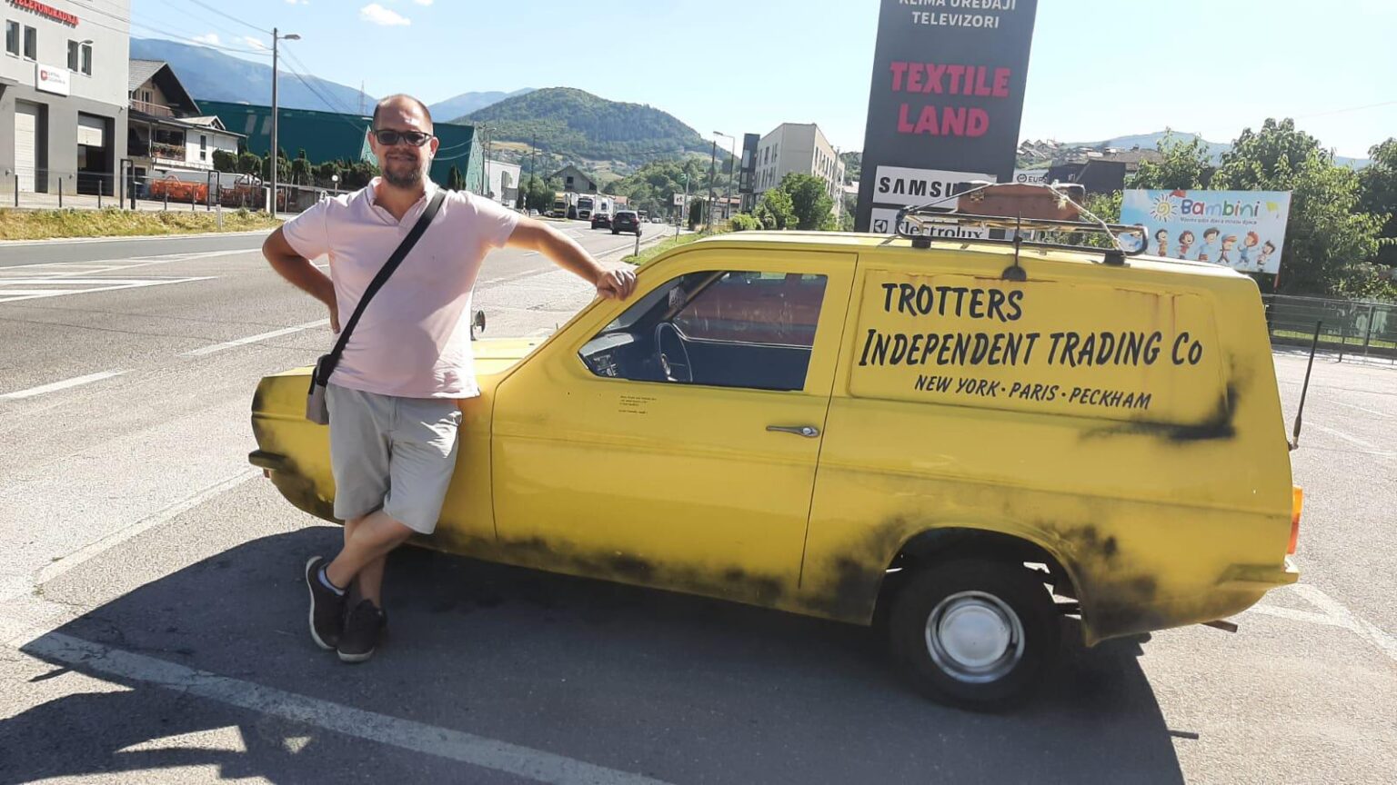 Del Boy made a pitstop in Sarajevo