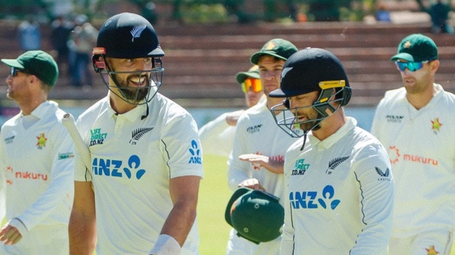 ZIM vs NZ: Zimbabwe fight on but Conway, Mitchell fifties keep New Zealand in front