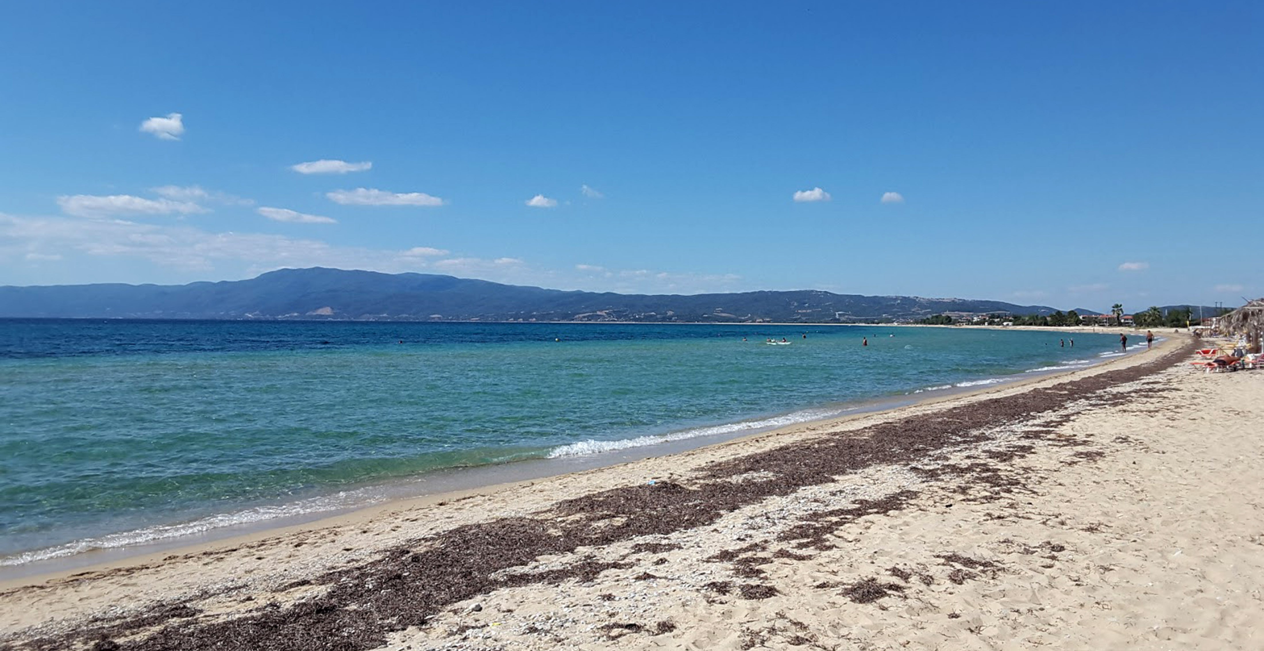 Ofryni Beach in Kavala, Greece.
