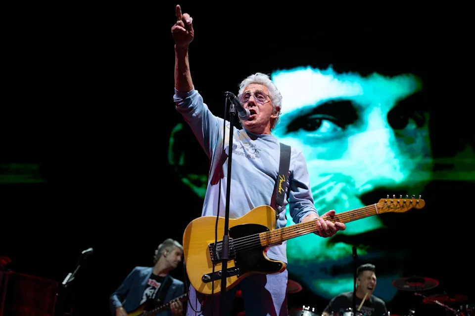 The Who perform at the Prudential Center in Newark, N.J. as part of 