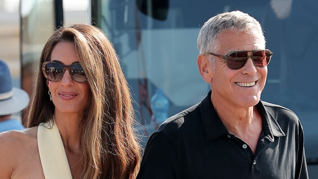 George Clooney embraces his silver fox era with Amal in Italy George Clooney embraces his silver fox era with Amal in Italy