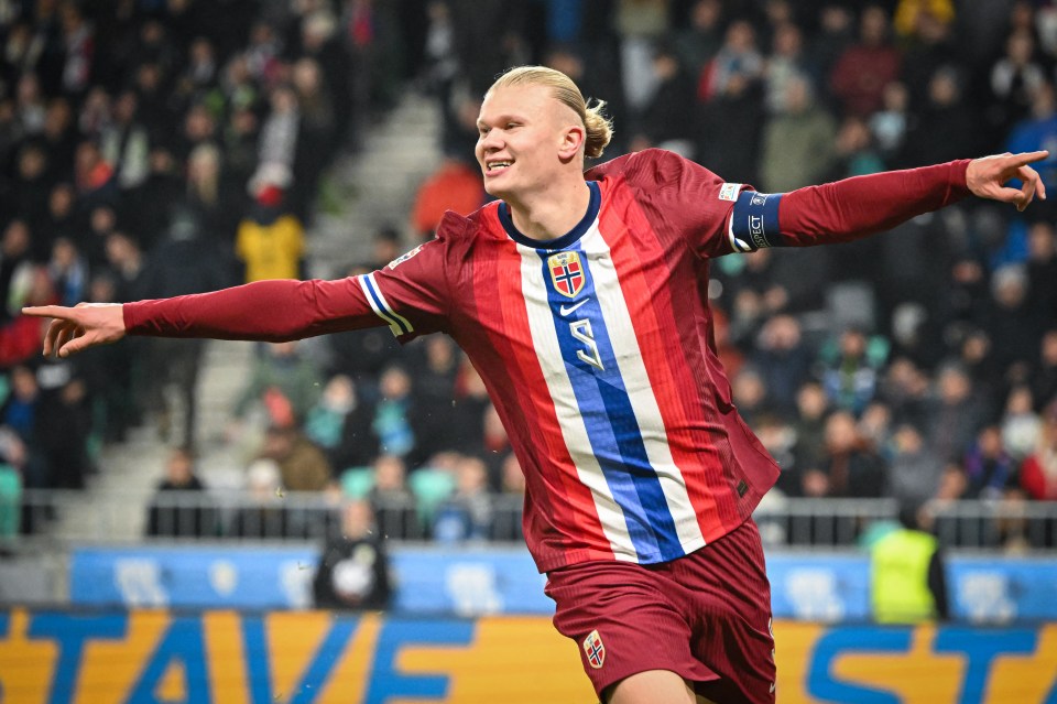 Haaland will now have his full name on the back of his Norway shirt