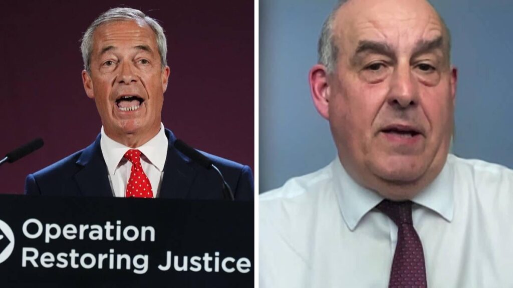Nigel Farage’s mass deportations plans ‘uncosted and unconstructed’, Home Office minister says