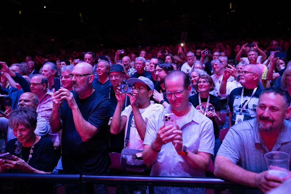 The Who perform at the Prudential Center in Newark, N.J. as part of 