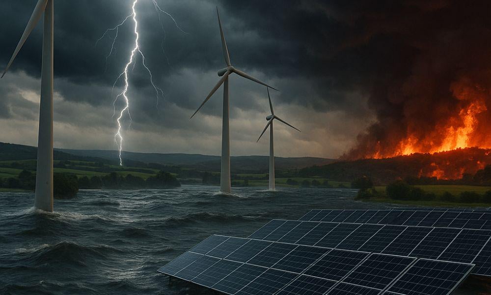 Physical climate change risks threaten Europe's renewable energy push