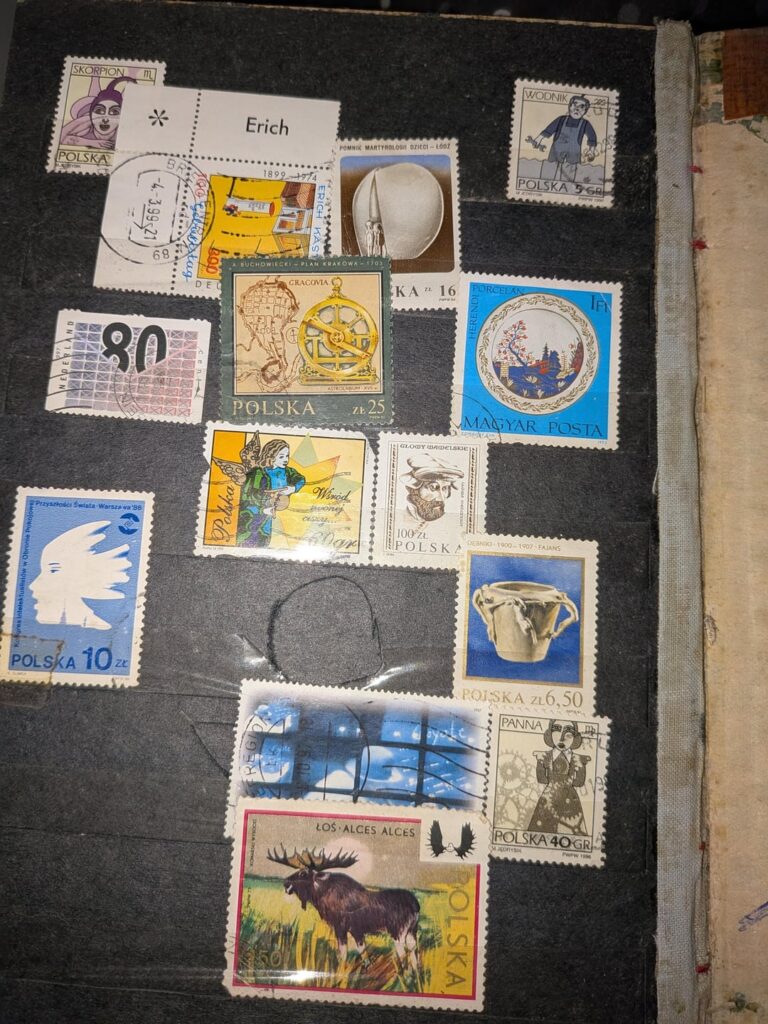 Nice collection of postage stamps from my grandmother