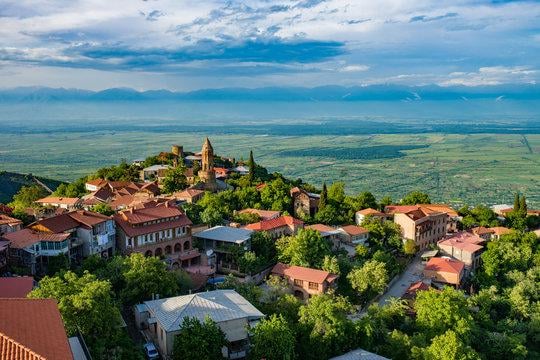 Sighnaghi, the final resting place of Saint Nino, the woman who brought Christianity to Georgia