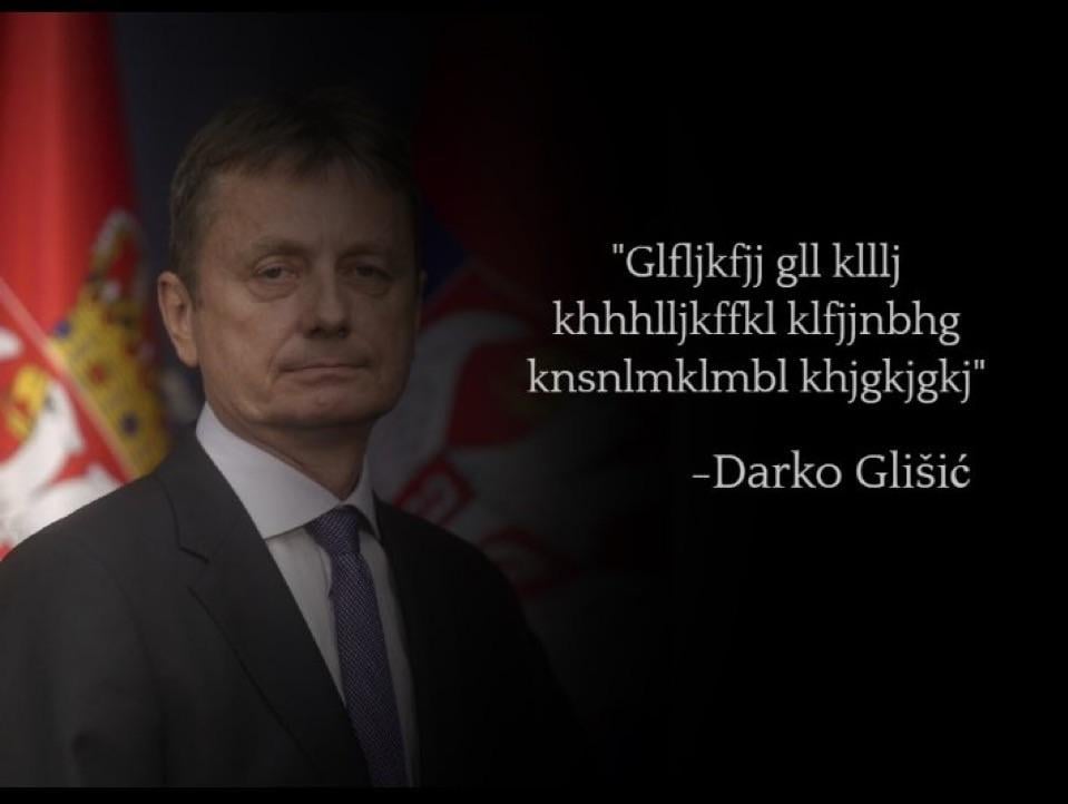The best Glisic's statement