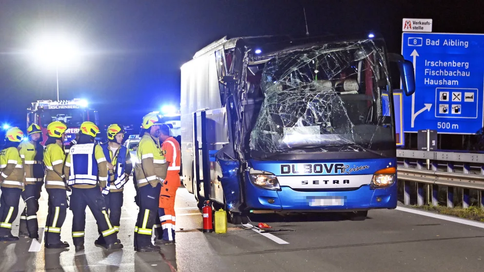 Kosovo company says only three people injured in accident in Germany