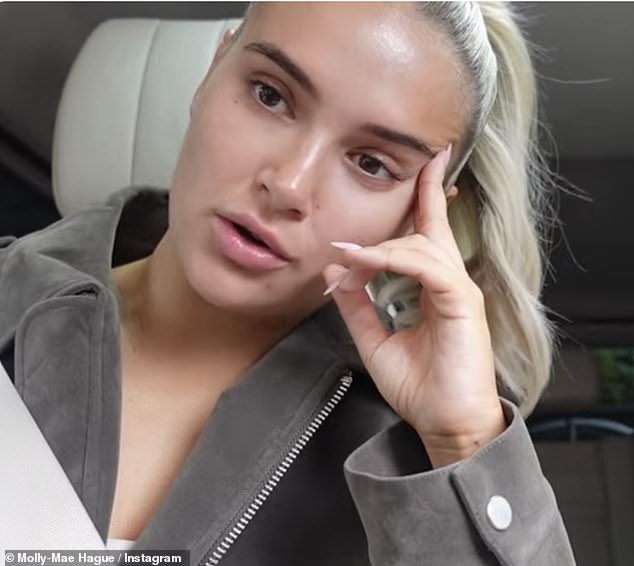 In her latest YouTube video Molly-Mae claimed that she 'didn't care' about the uproar, and has been left 'scared' about discussing anything 'controversial