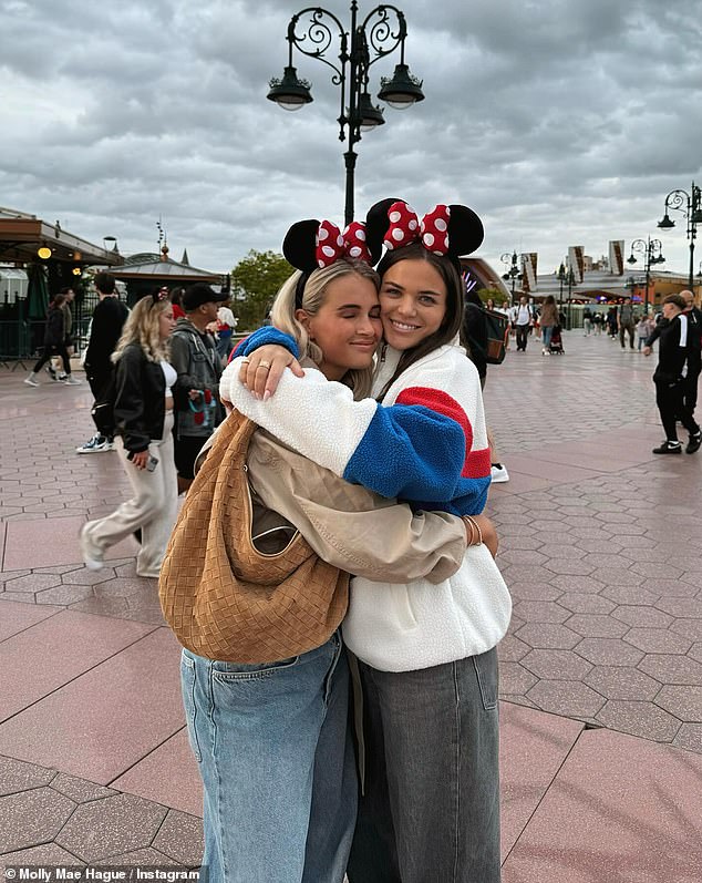 Molly Mae also visited Disneyland Paris with her family and friends