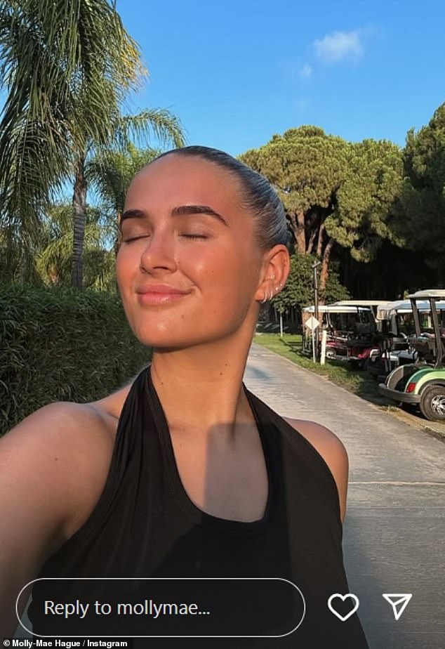 Molly-Mae has been soaking up the sun in the resort city of Antalya after recently spending time in St. Tropez