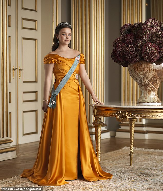 Princess Isabella's appearance at Smukfest was a far cry from her official 18th birthday portrait