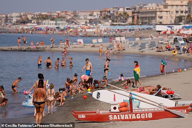 The Italian daily La Stampa described the spread of beach clubs as a 'silent expropriation' and warned: 'In Italy, they are stealing even the seaside