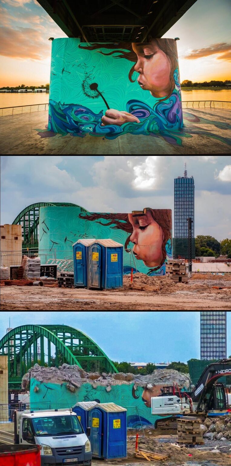 Last view of the Mural "Imagine Desire"