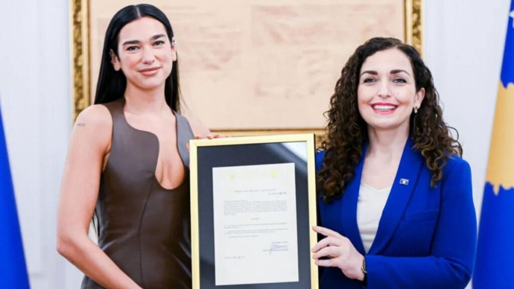 Dua Lipa granted Kosovan citizenship: 'It feels like my two sides are now one'