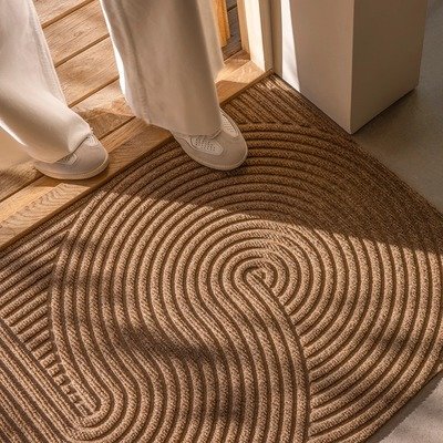 Designey Doormats, Borne From an Industrial Laundry in Norway