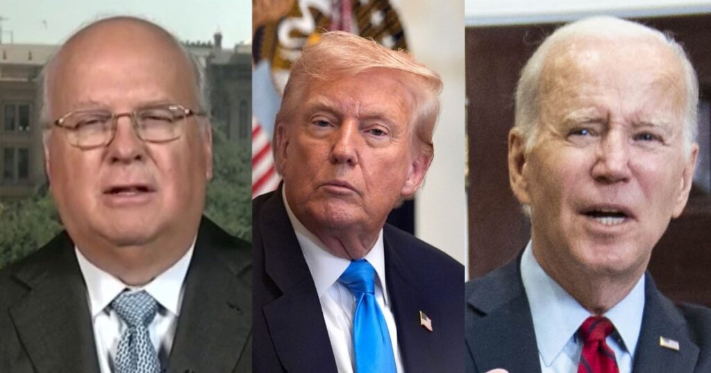 Karl Rove says Trump falling into same trap as Biden on economy