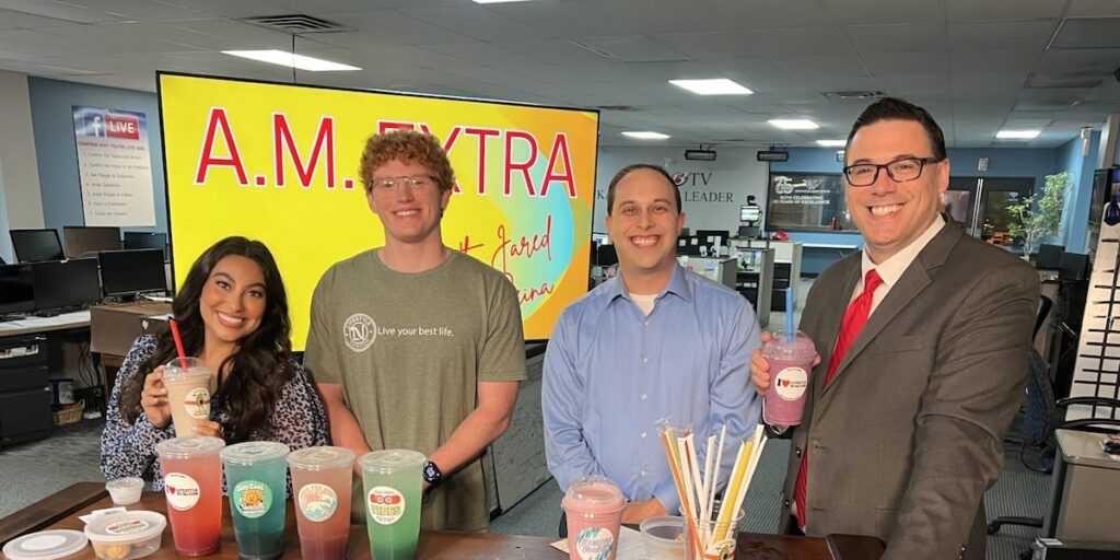 Join Jared and Reina for Trivia Tuesday and new teas and energy drinks on ‘AM Extra’