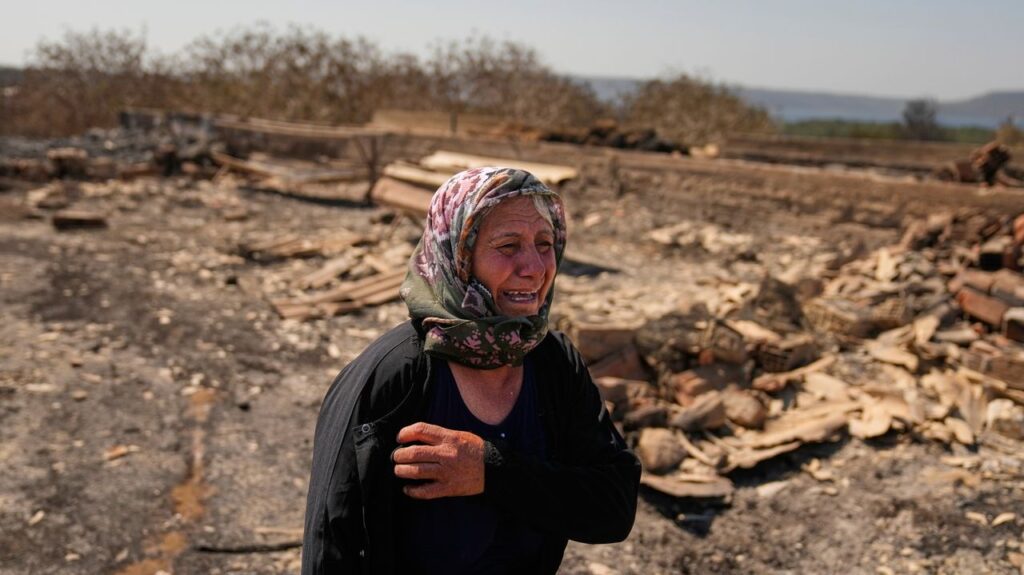Parts of Europe burn as millions are facing record heat