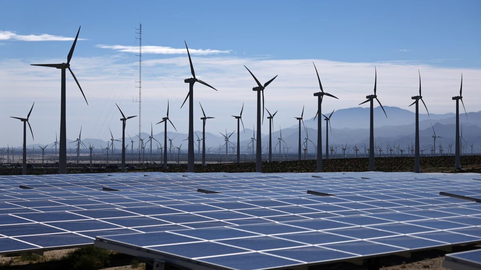The US government is seeking to ban all new solar and wind projects.